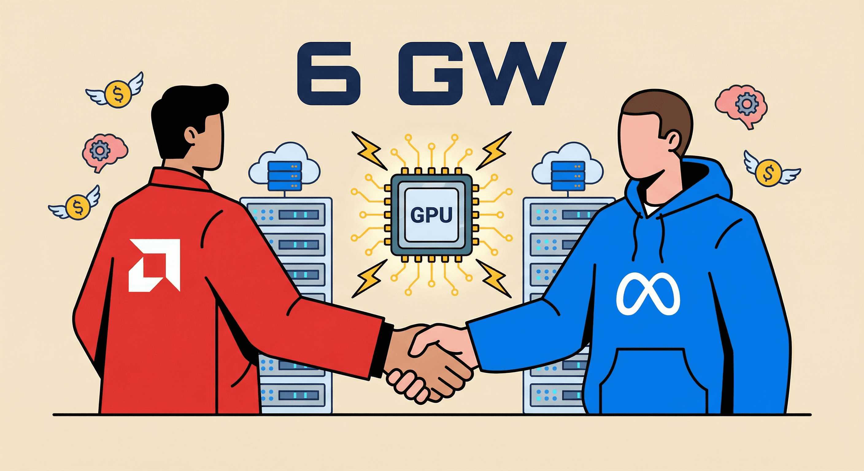 AMD 與 Meta 簽下 6GW GPU 超級大單——600 億美元 AI 晶片協議全解析